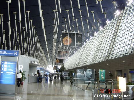 Postcard shanghai airport