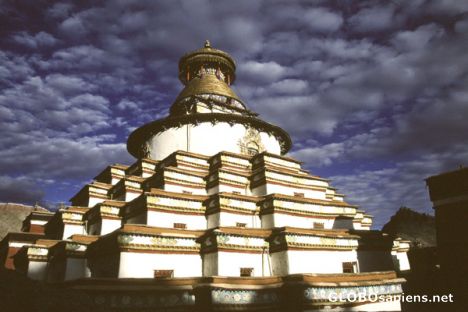Postcard Gyantse - Kumbum