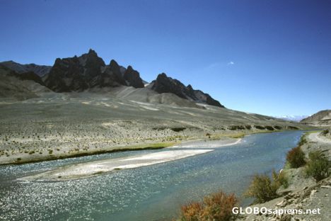 Postcard River near Shiquanhe