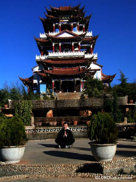 Postcard Temple at Bai Village