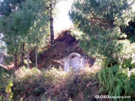 Postcard Tombs Gracing the Mountainside