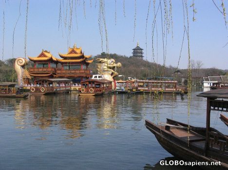 Postcard West Lake