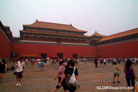 Postcard Beijing (CN) - real entry to the Forbidden City