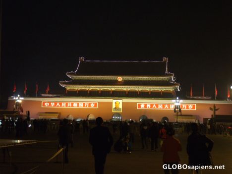 Postcard Forbidden Palace at Night