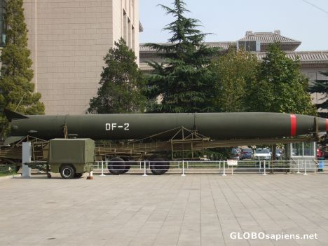 Postcard Dong Feng Missile
