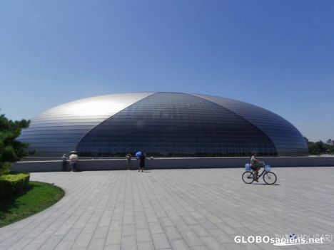 Postcard Beijing National Grand Theatre