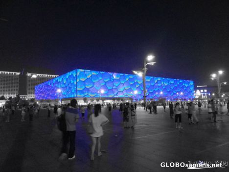 Postcard Water cube