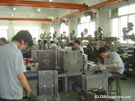 Postcard Here we see work designated for Chinese Males