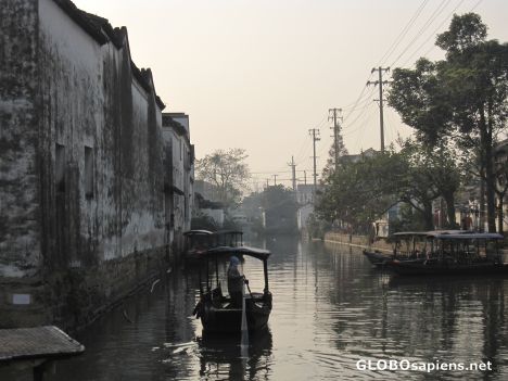 Postcard canals of suzhou