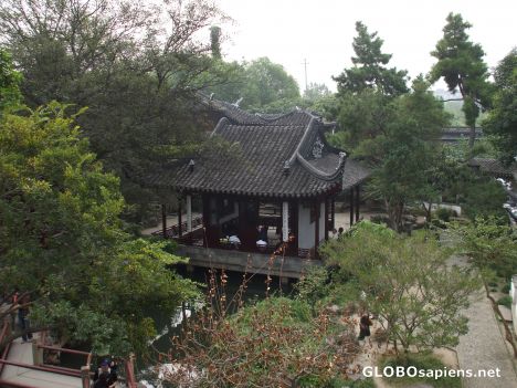 Postcard Couple's Garden