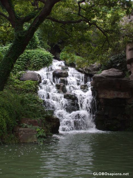 Postcard Turtle Island Waterfall