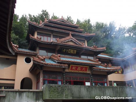 Postcard Buddhist Temple on Turtle Island