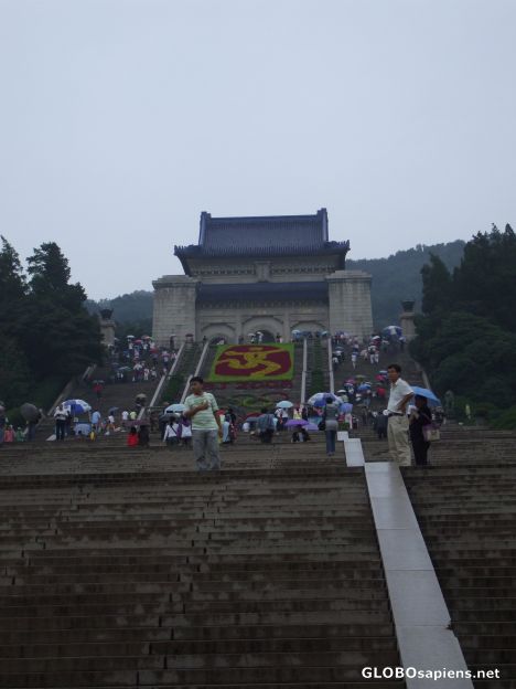 Postcard Sun Yat-Sen's Mausoleum