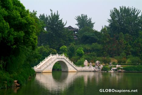 Postcard Nanjing (CN) - a marble bridge