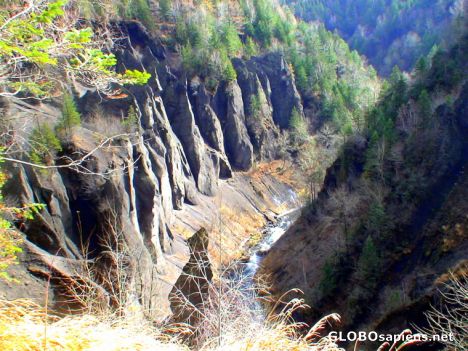 Postcard Changbai Canyon