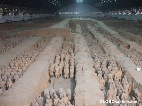 Postcard The famed Terra Cotta Warriors