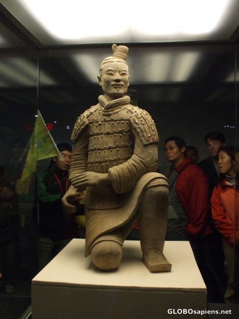 Postcard Terra Cotta - Kneeling Archer