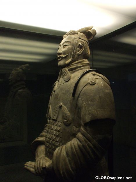 Postcard Terra Cotta - High Ranking Officer