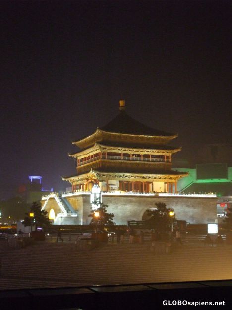 Postcard Bell Tower in Xi'an