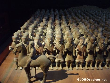 Postcard Han Dynasty Terra Cotta Warriors