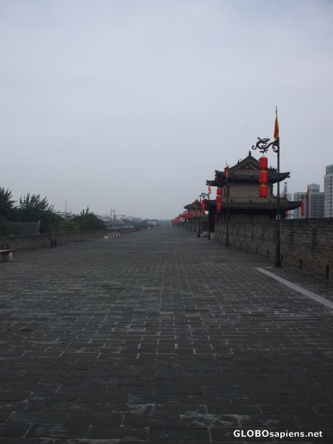Postcard Xian's City Walls