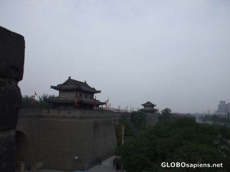 Postcard City Wall Guard Towers