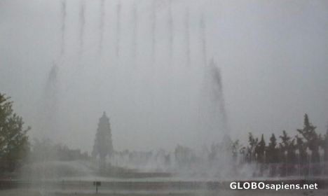 Postcard Dayuan Square Fountain