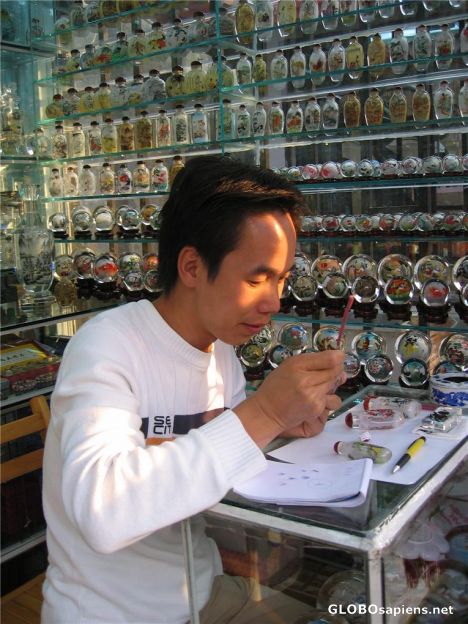Postcard Glass Painting