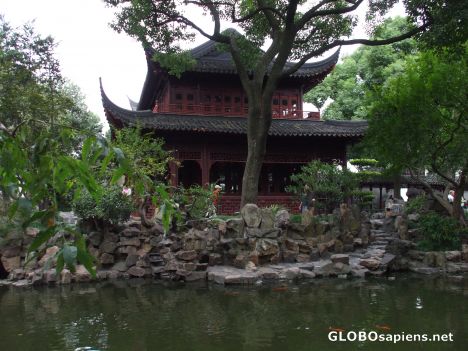 Postcard Yuyaun Garden Courtyard