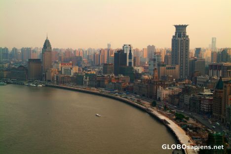Postcard Shanghai (CN) - Bund from Vue Bar