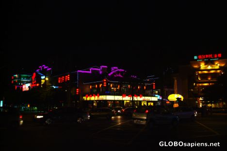 Postcard Chengdu (CN) - by night