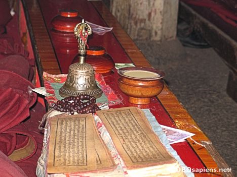 Postcard still life at Samye Monastery, Eastern Tibet