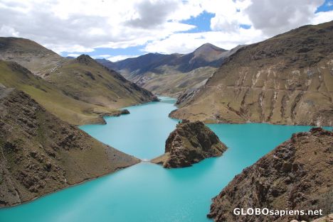 Postcard Turquoise Lake 02