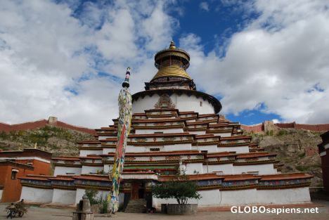Postcard Gyantse Kumbum 02