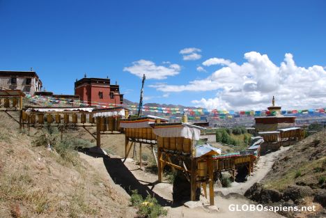 Postcard Tashilhumpo Kora