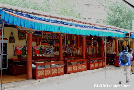 Postcard Stalls selling souvenirs