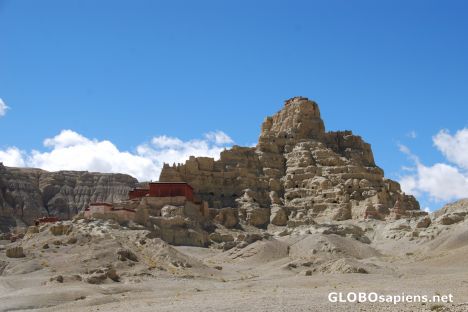 Postcard Guge Kingdom citadel