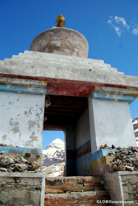 Postcard Throught Chorten Kangyi