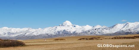 Postcard Panoramic view of Mt Kailash