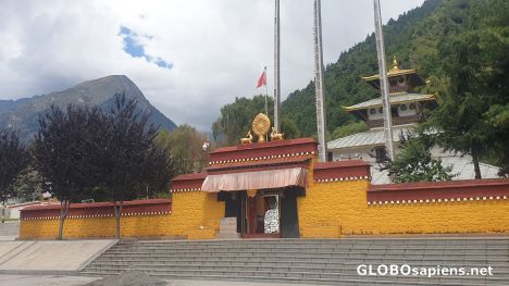 Postcard Gompa in Gyirong