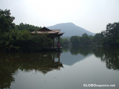 Postcard Pavilion on West Lake