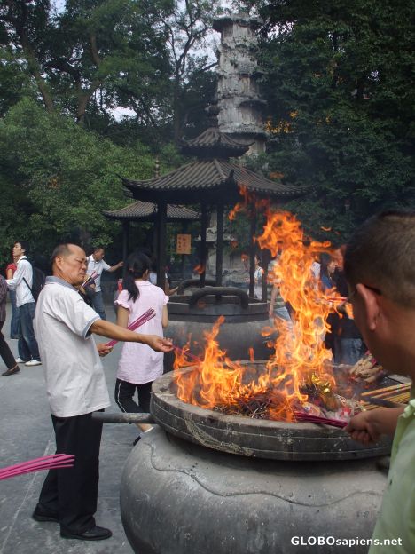 Postcard Buddhist Temple