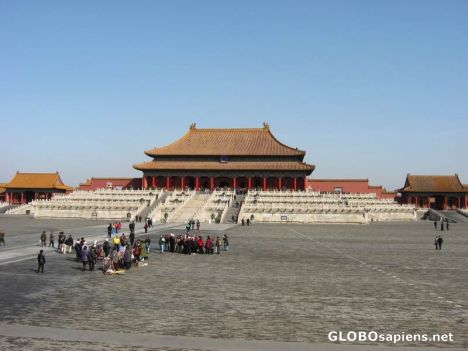 Postcard Visiting the forbidden city