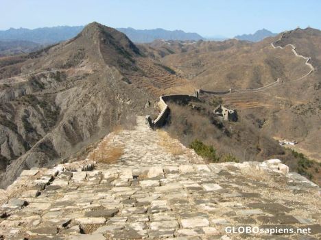 Postcard The great wall