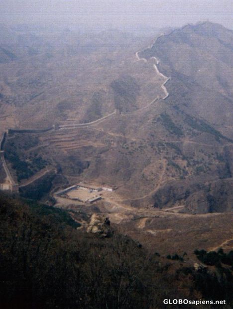 Postcard The Great Wall at Simitai