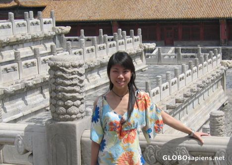 Postcard in Beijing Palace
