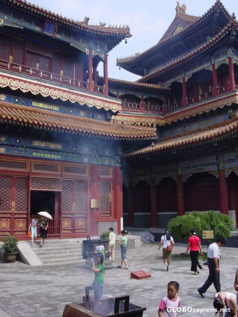 Postcard Buddha Building