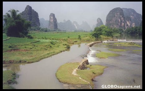 Postcard The countryside of YangShuo.