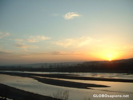 Postcard Sunset In Longmen