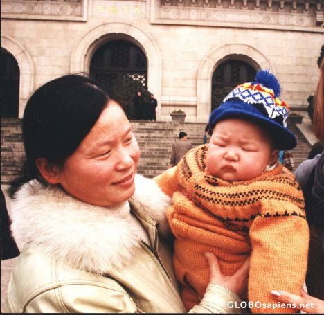 Postcard MOTHER AND SON